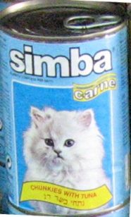 סימבה שימורים לחתול 400 גרם