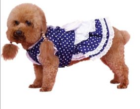 שמלה לכלב בסגנון עוזרת בית